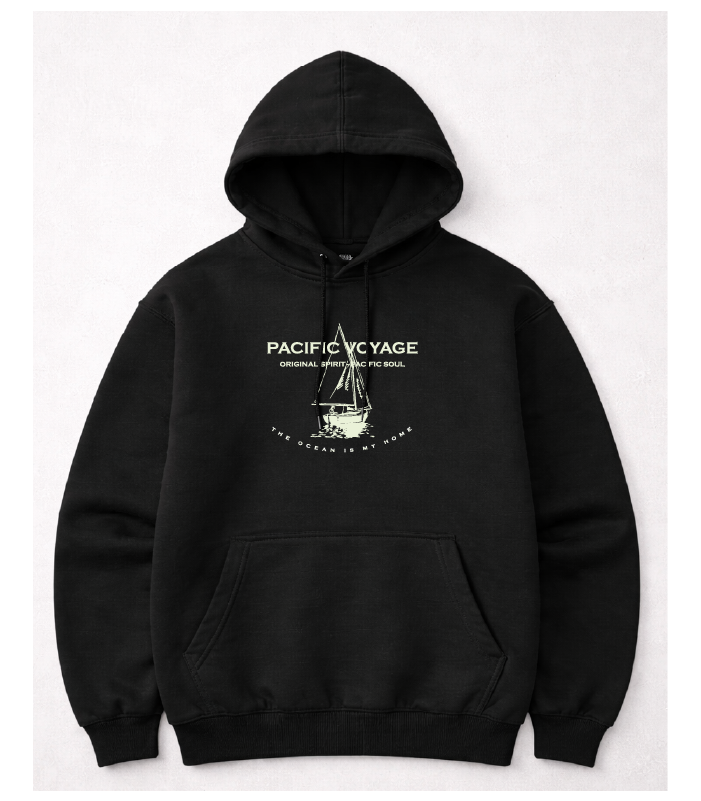 siyah-denizci-yelken-baskılı-hodie
